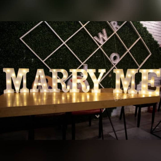 "WILL YOU" "MARRY ME" LED Lights